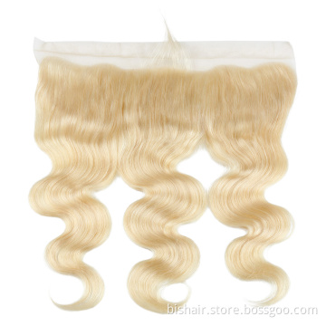 Wholesale 613 Blonde Brazilian Natural Wave 100% Real human Hair Hair Unprocessed Body Wave Brazilian Real Hair Extension Offer